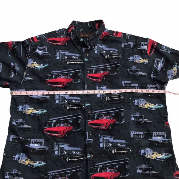 Vintage Muscle Car Button Down Shirt Sz 2X - Picture 6 of 16